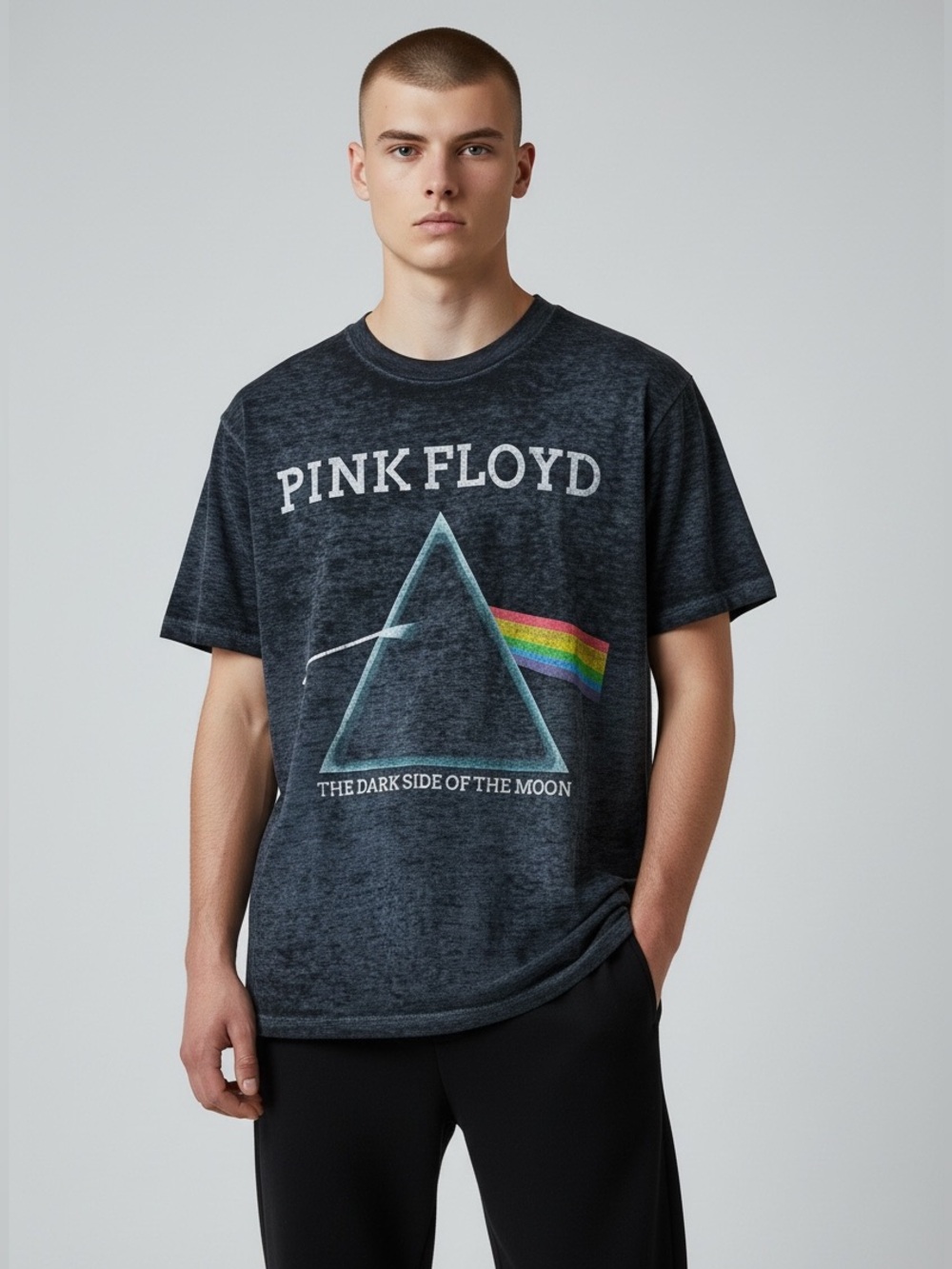 Pink Floyd The Dark Side of the Moon Prism Graphic Band Tee